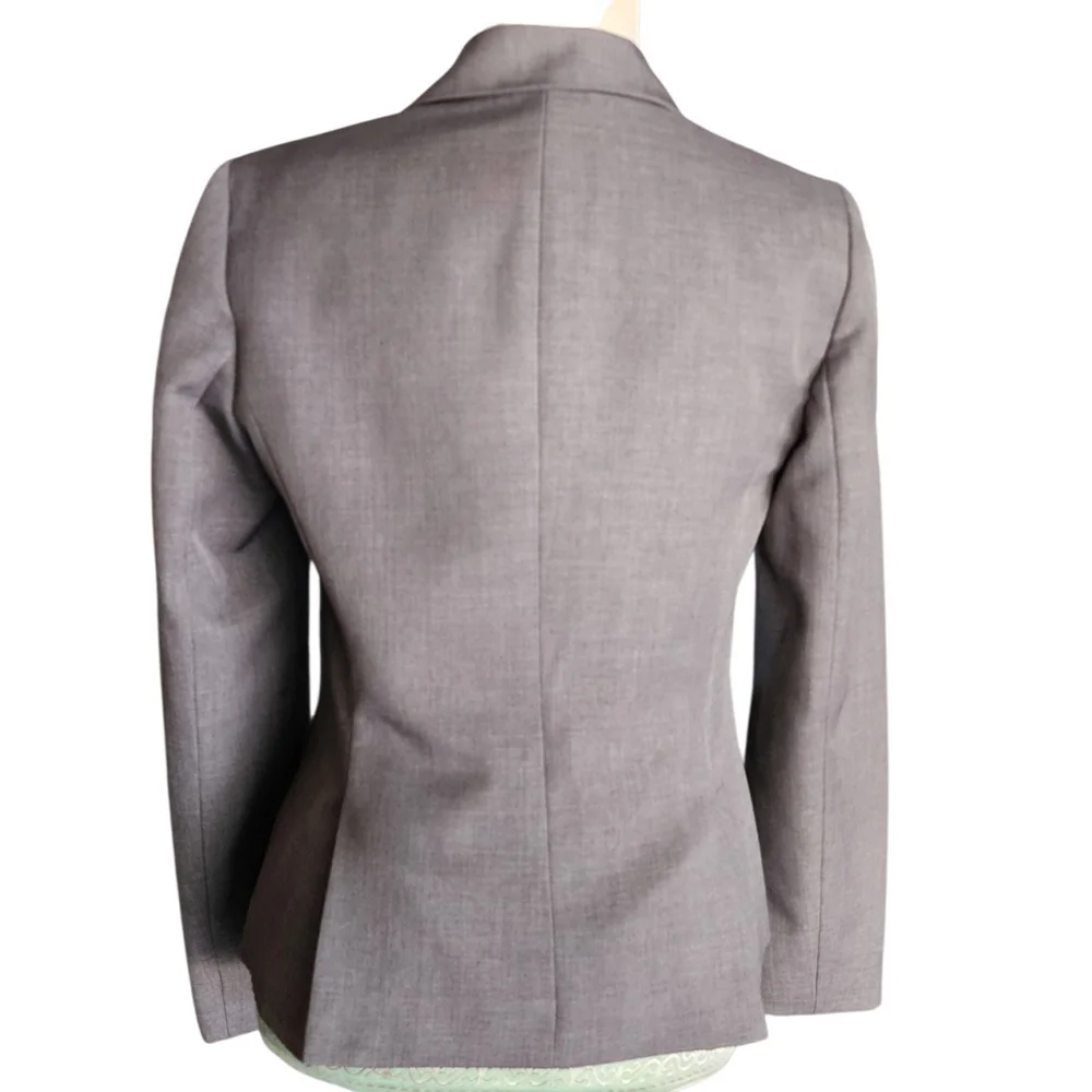 Nine West Suit Separates Career Blazer Jacket Gray Women's 4 - Picture 6 of 11